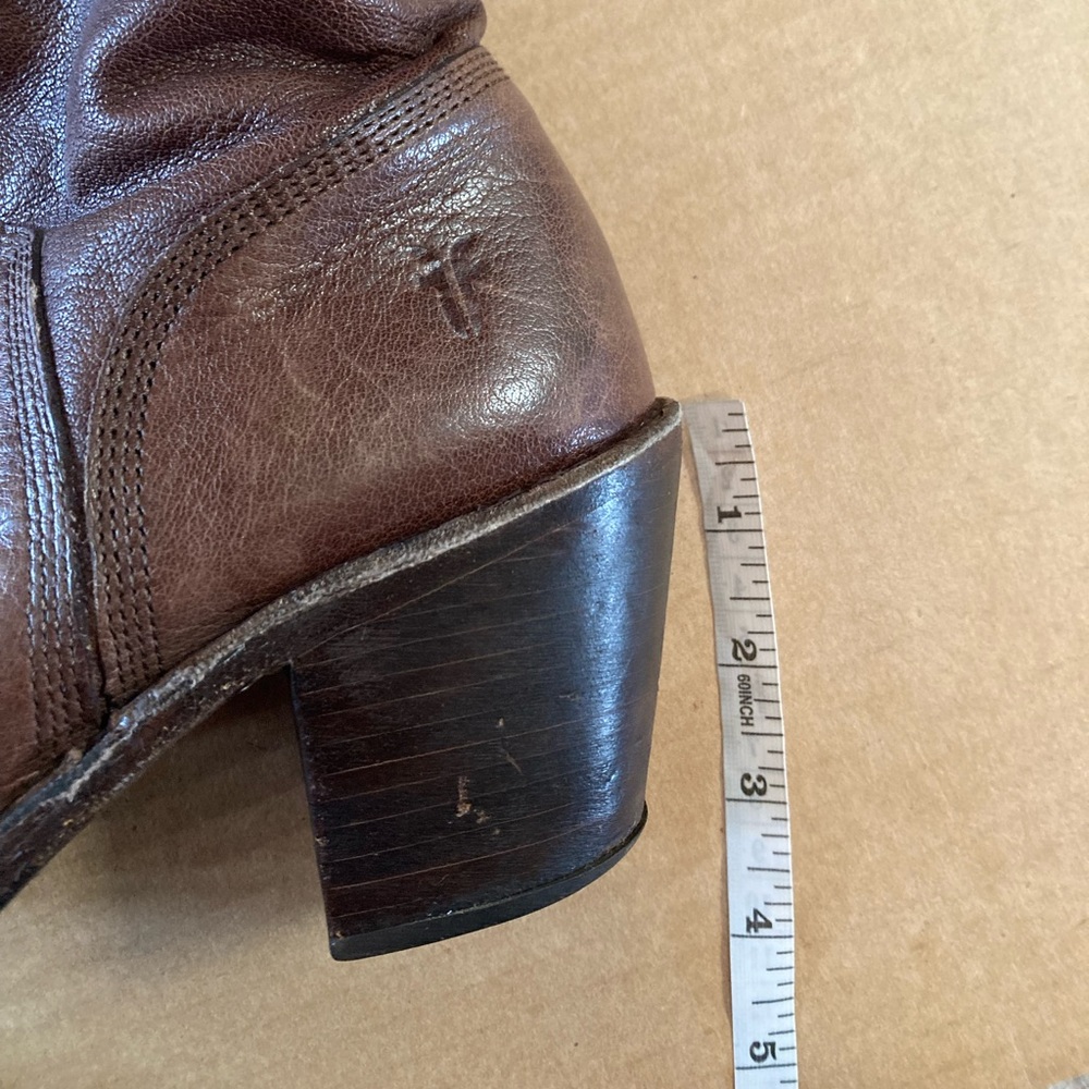 Frye Carmen Short Back Lace Boots size 7.5 - Picture 4 of 13